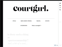 Tablet Screenshot of courtgirl.net